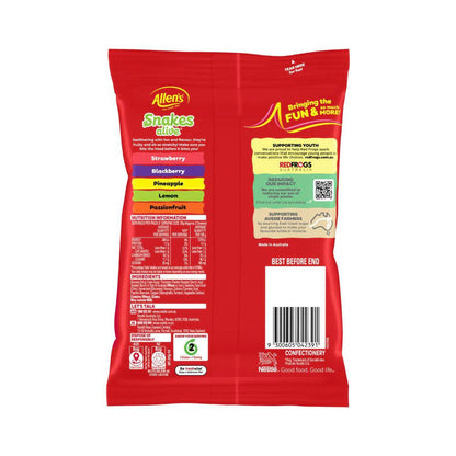 Allen's Lollies Snakes Alive Lolly Bag - 200g