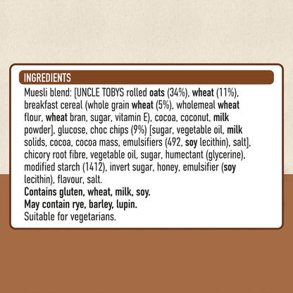 Uncle Tobys Chewy Oh My Choc Muesli Bars 6 Pack