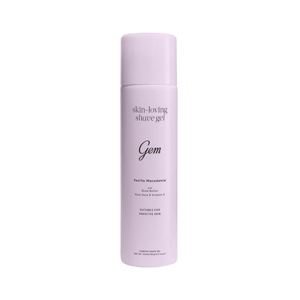 Gem Skin-loving Shaving Gel Vanilla Macadamia - 195g