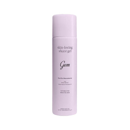 Gem Skin-loving Shaving Gel Vanilla Macadamia - 195g