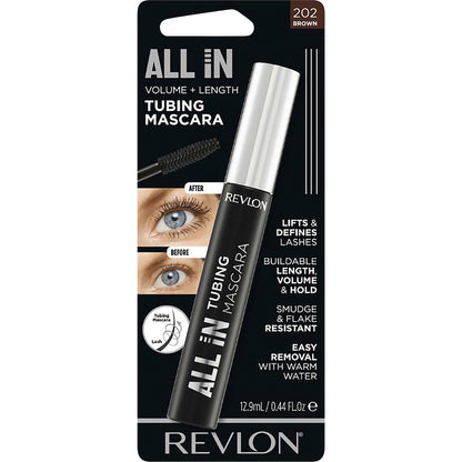 Revlon All In Tubing Mascara Brown 202 12.9ml