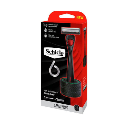 Schick 6 Razor Kit +1 Refill Blade - 1 Each