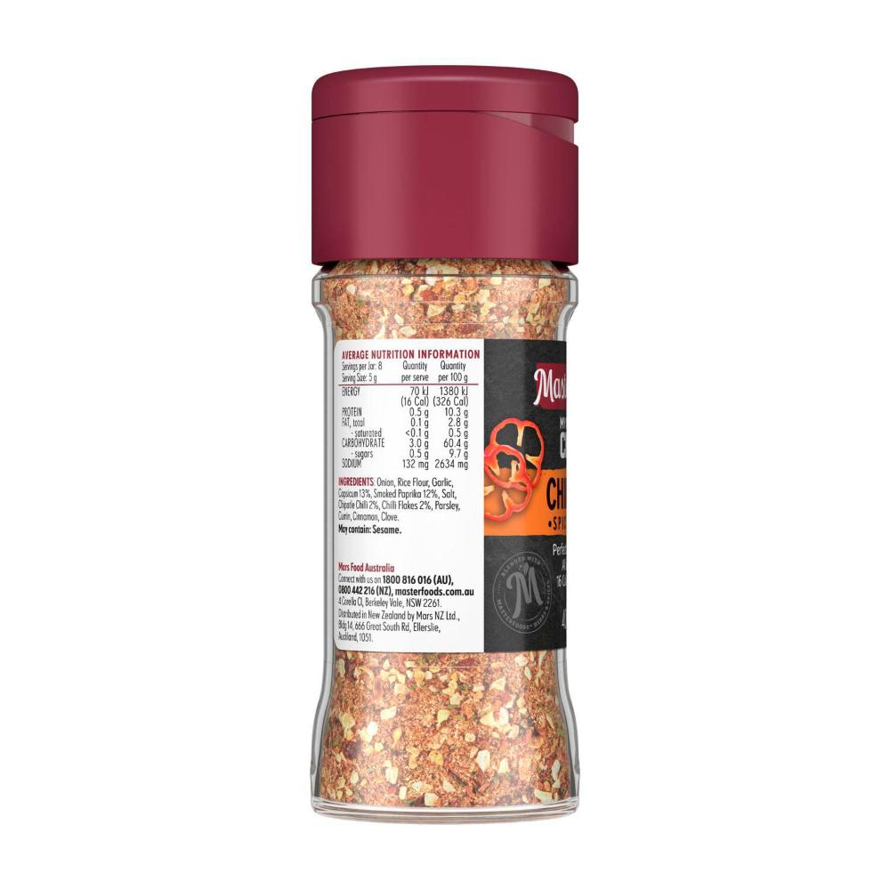 Masterfoods Herbs And Spices Chipotle Spice Blend Jar - 40g