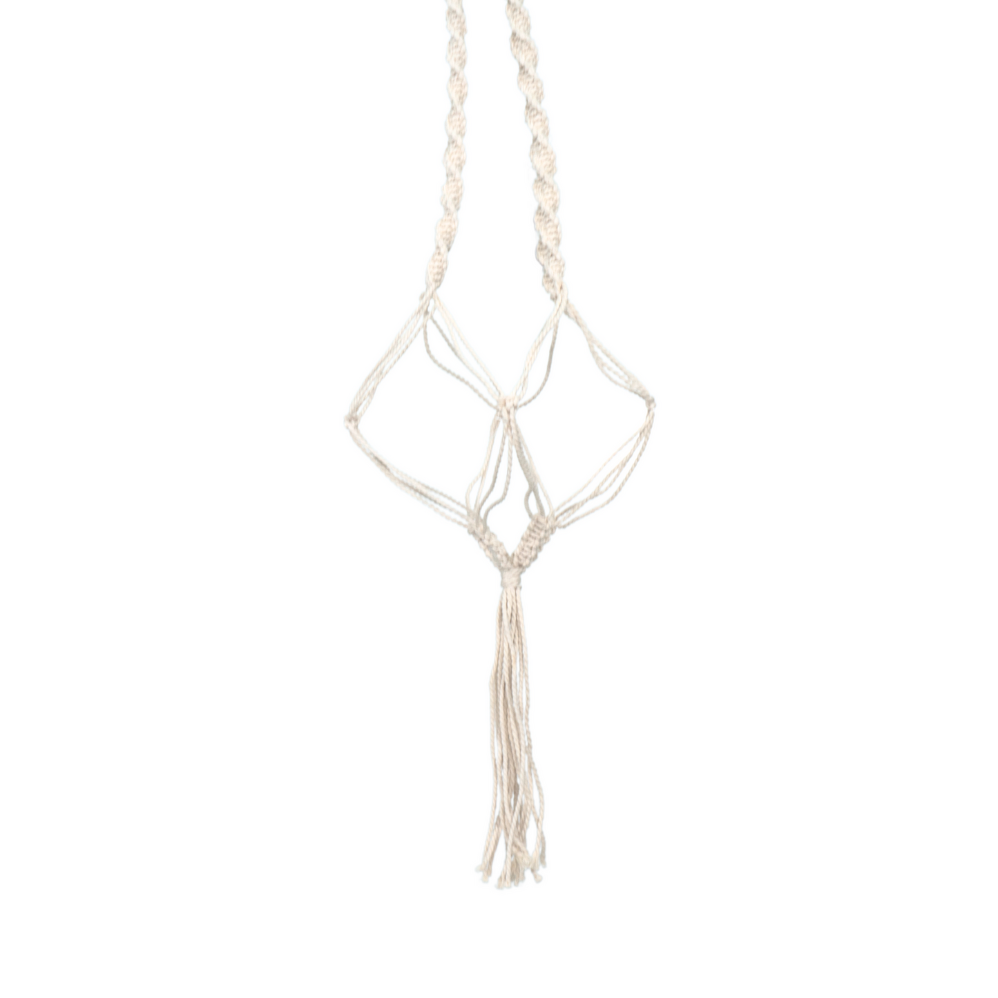 Eden Cotton Macrame Hanger - 120cm - Natural