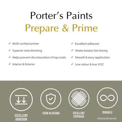 Porter's Prepare and Prime Primer - 1L