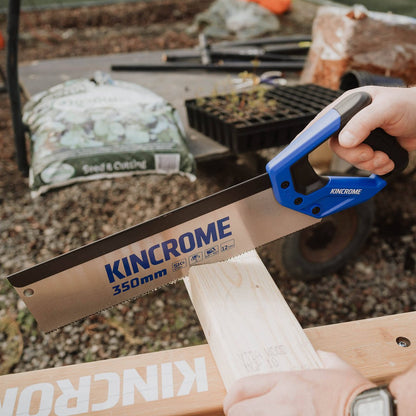 Kincrome 350mm Tenon Saw - SK5 Steel - Ergonomic Handle - 12TPI