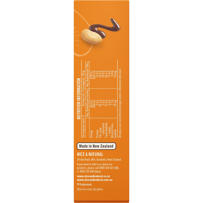 Nice & Natural Chocolate Nut Bar Apricot 180g X6 Pack