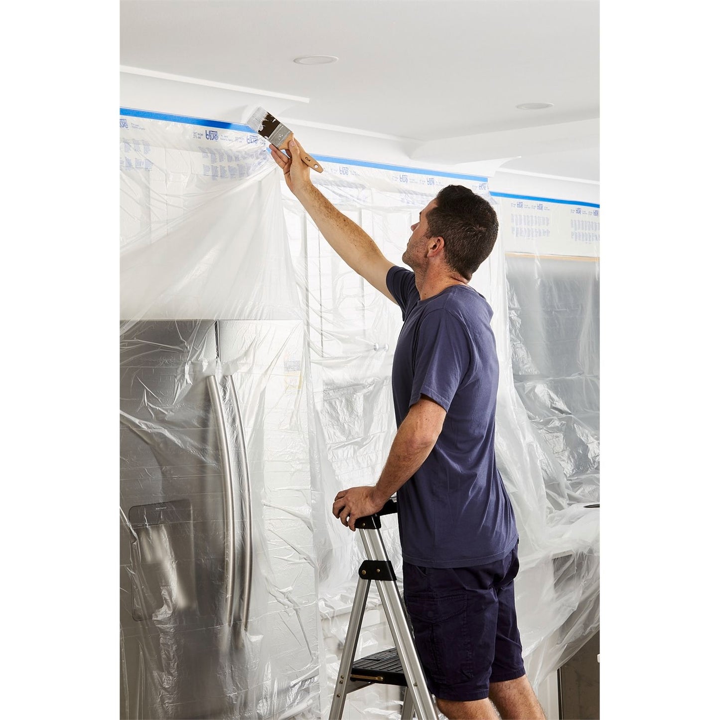 Scotchblue Pretaped Masking Film - 1.8m x 27.4m