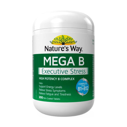 Nature's Way Mega B Executive Stress - 200 Pack