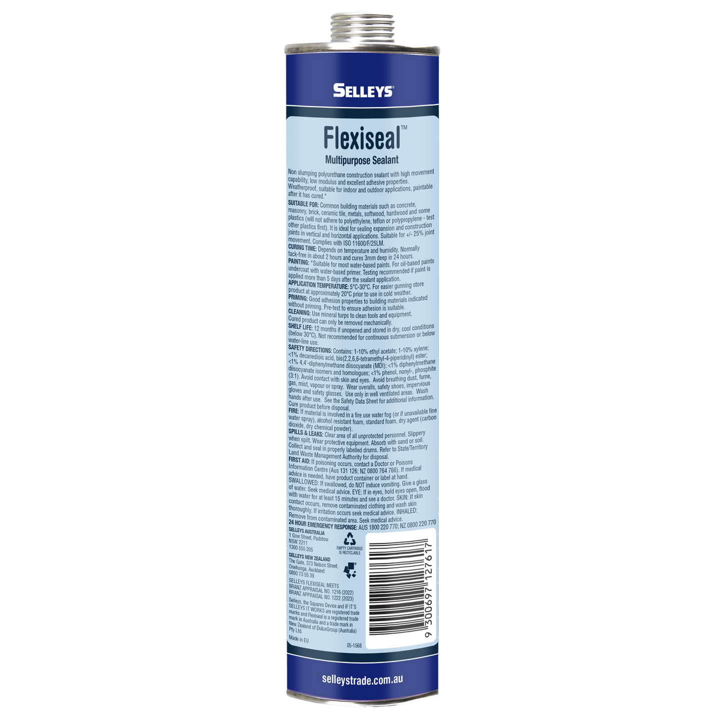 Selleys White Flexiseal Polyurethane Sealant - 310ml