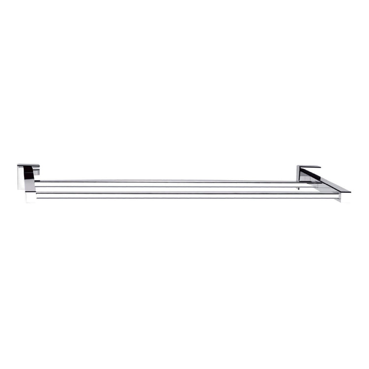 Mondella 620mm Chrome Rococo Double Towel Rail