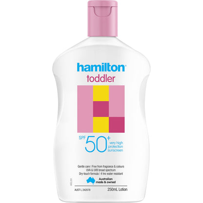 Hamilton Spf 50+ Toddler Sunscreen Lotion 250ml