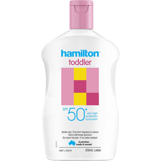 Hamilton Spf 50+ Toddler Sunscreen Lotion 250ml