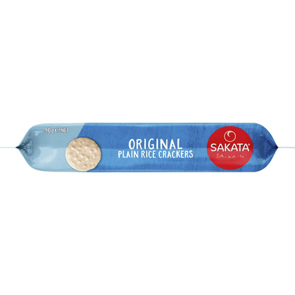 Sakata Rice Cracker Biscuits Plain 90g