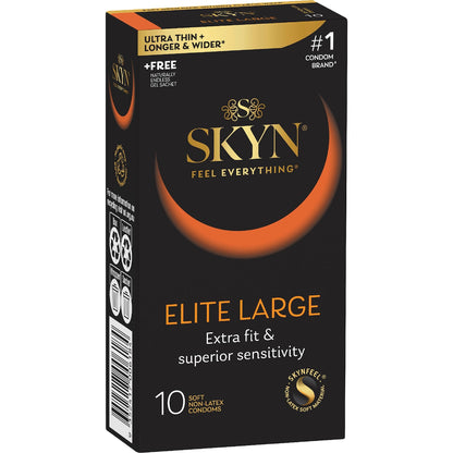 Skyn Elite Large Non-latex Condoms 10 Pack