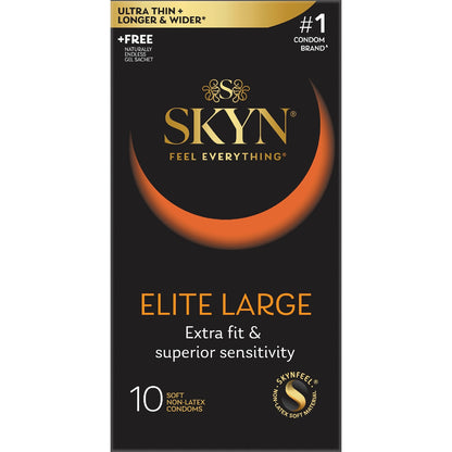 Skyn Elite Large Non-latex Condoms 10 Pack