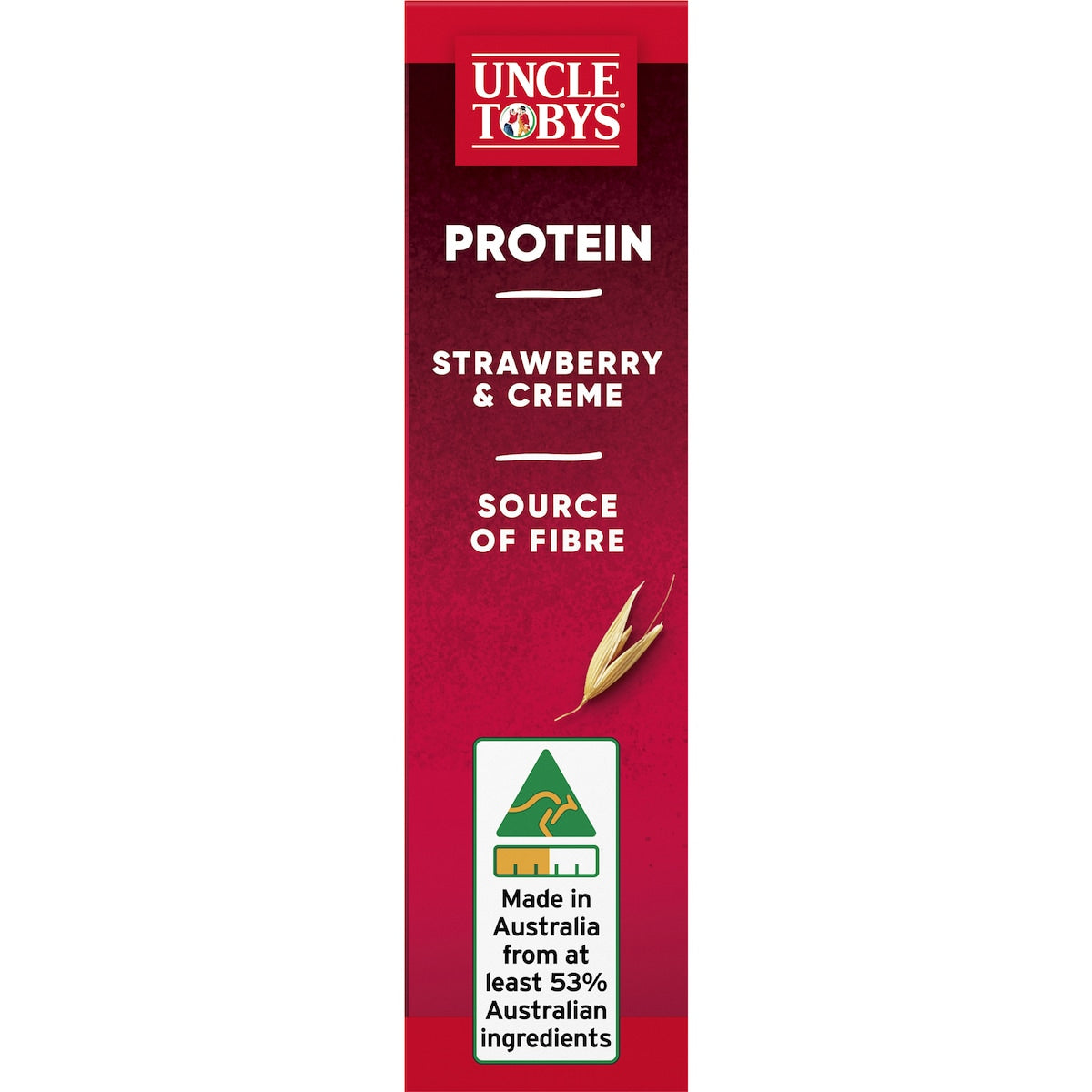 Uncle Tobys Strawberries & Creme Protein Muesli Bars 5 Pack