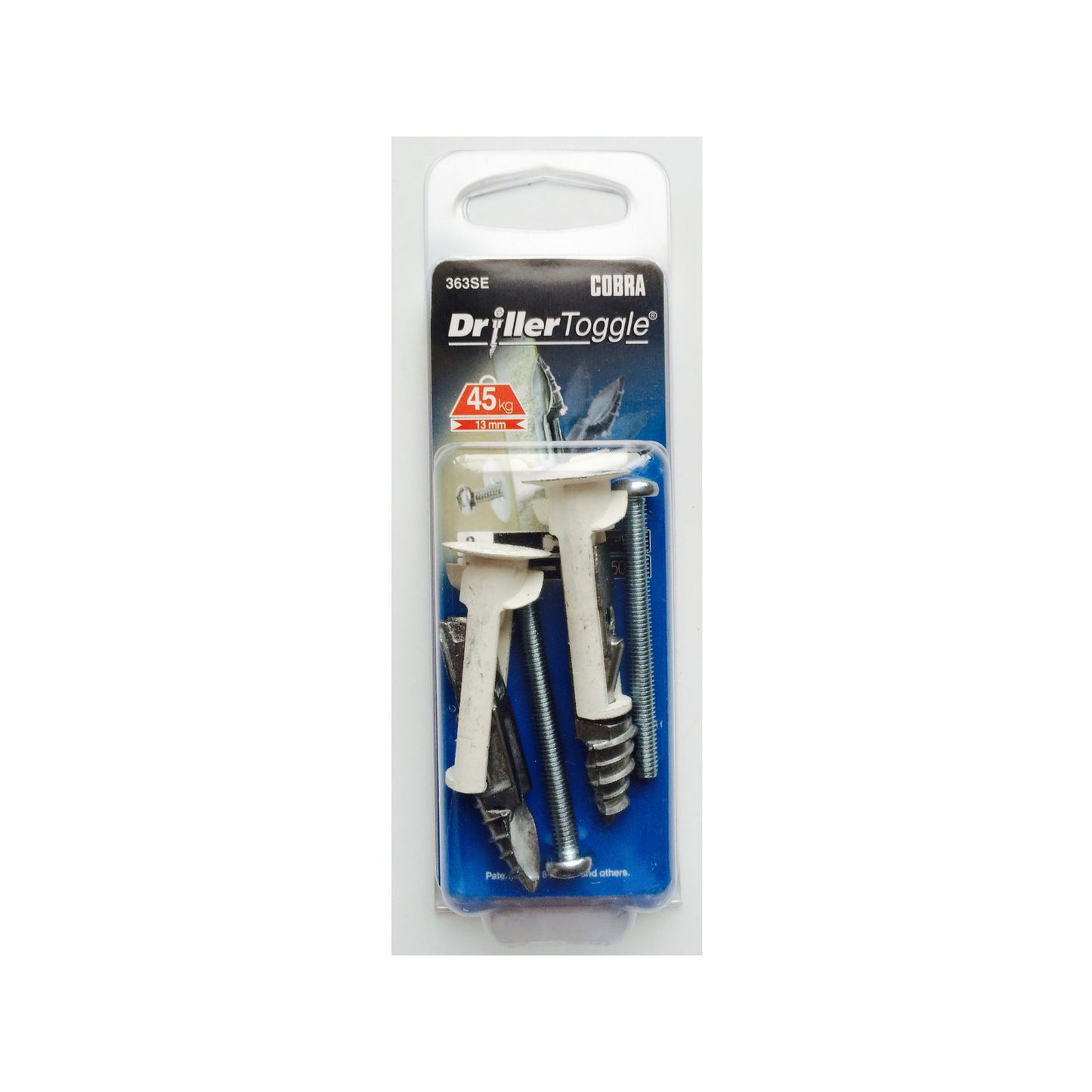 Cobra Anchor Driller Toggle Screws - 5 x 50mm - 2 Pack