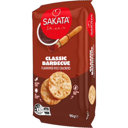 Sakata Rice Crackers Barbeque Snack 90g