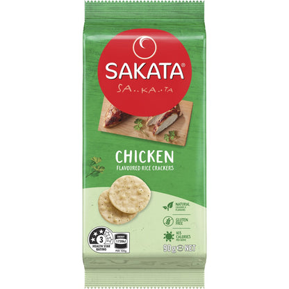 Sakata Rice Cracker Biscuits Chicken 90g