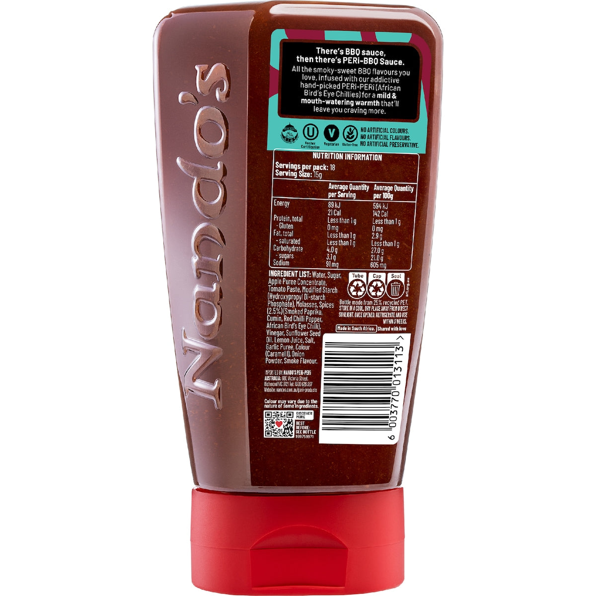 Nandos Peri Bbq Sauce Mild 275g