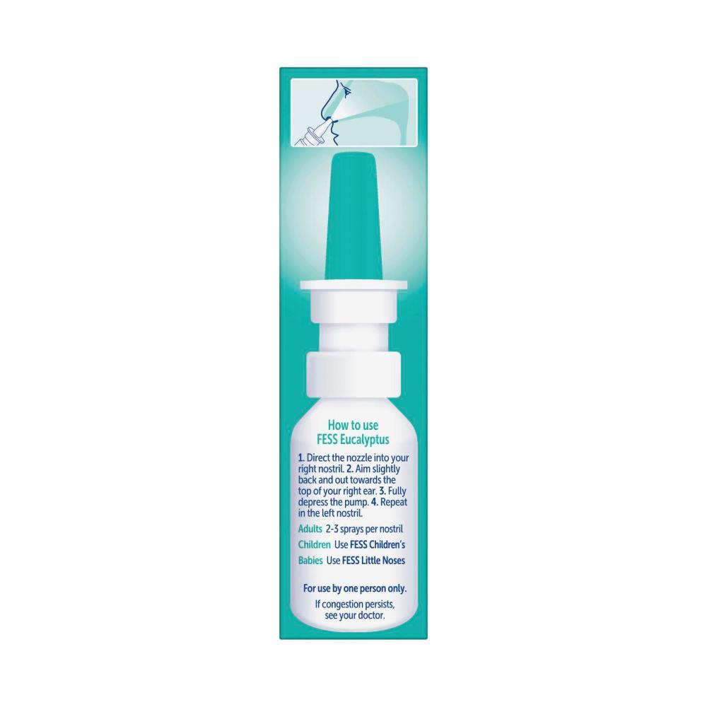 Fess Nasal Saline Spray Eucalyptus - 30mL