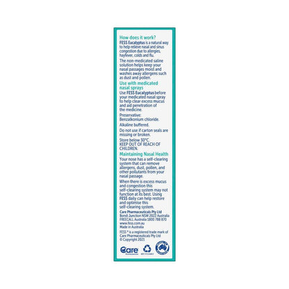 Fess Nasal Saline Spray Eucalyptus - 30mL