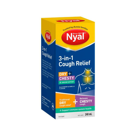 Nyal 3 In 1 Cough Relief - 240mL