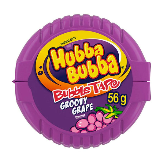 Hubba Bubba Groovy Grape Bubble Gum 180cm - 56g