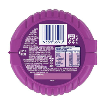 Hubba Bubba Groovy Grape Bubble Gum 180cm - 56g