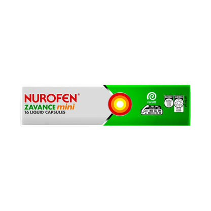 Nurofen Zavance Mini Liquid Caps - 16 Pack