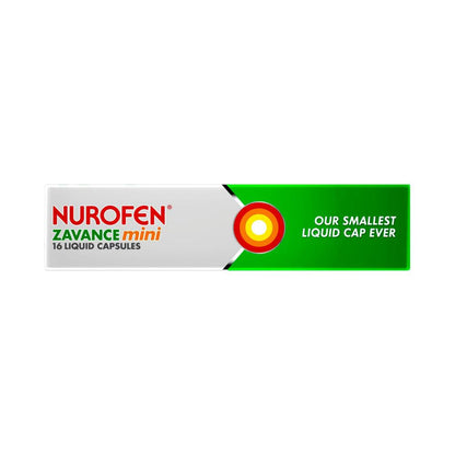 Nurofen Zavance Mini Liquid Caps - 16 Pack