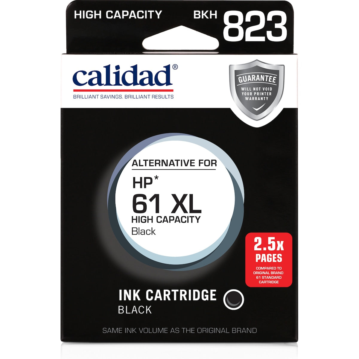 Calidad Hp Printer Ink 61 Xl Black Each