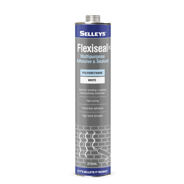 Selleys 310ml White Flexiseal FC Polyurethane Construction Sealant and Adhesive White