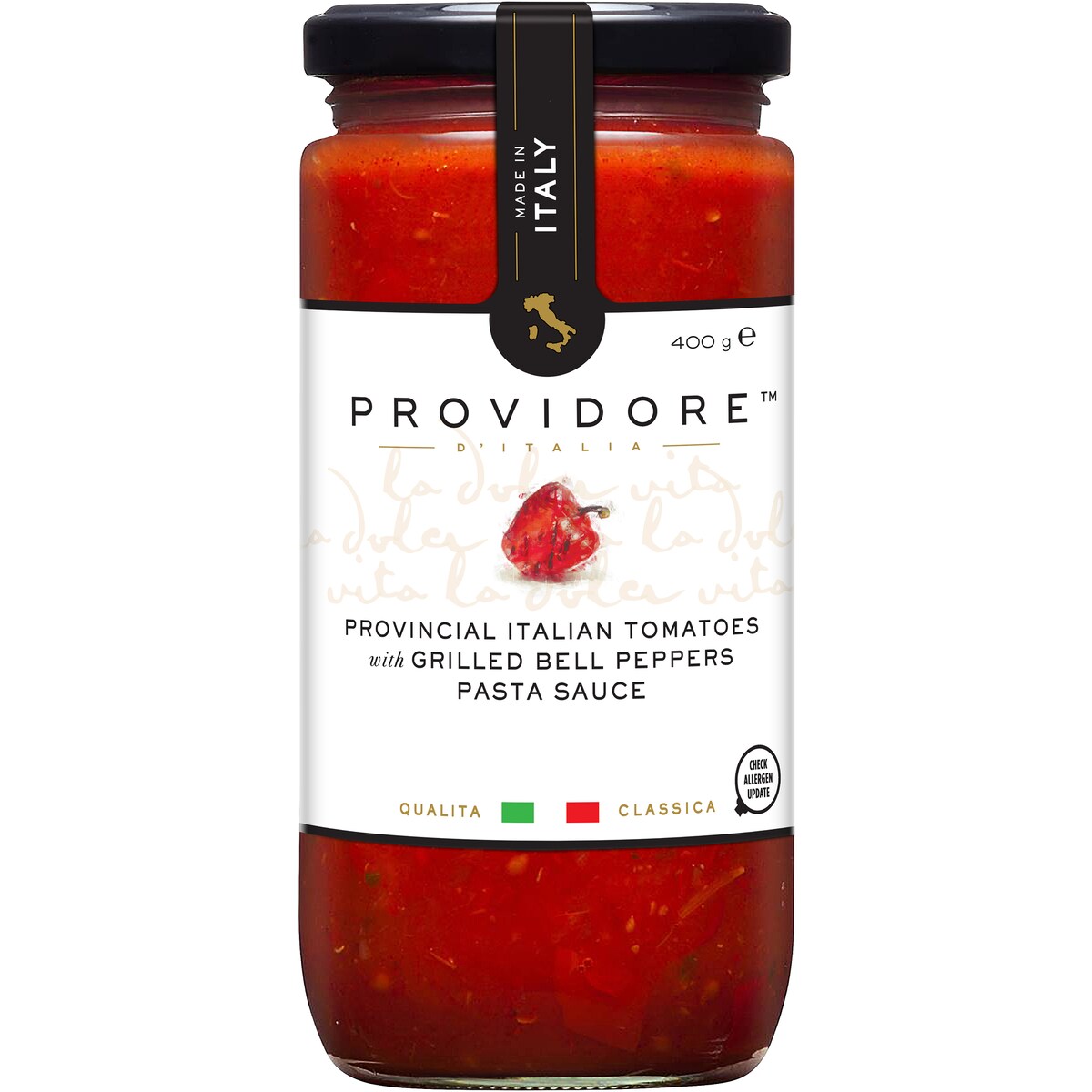 Providore Vine Ripened Tomato Pasta Sauce With Grilled Bell Pepper 400g
