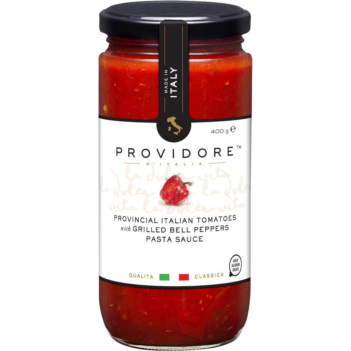 Providore Vine Ripened Tomato Pasta Sauce With Grilled Bell Pepper 400g