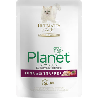 Ultimates Indulge Planet Aware Tuna With Snapper Wet Cat Food 85g