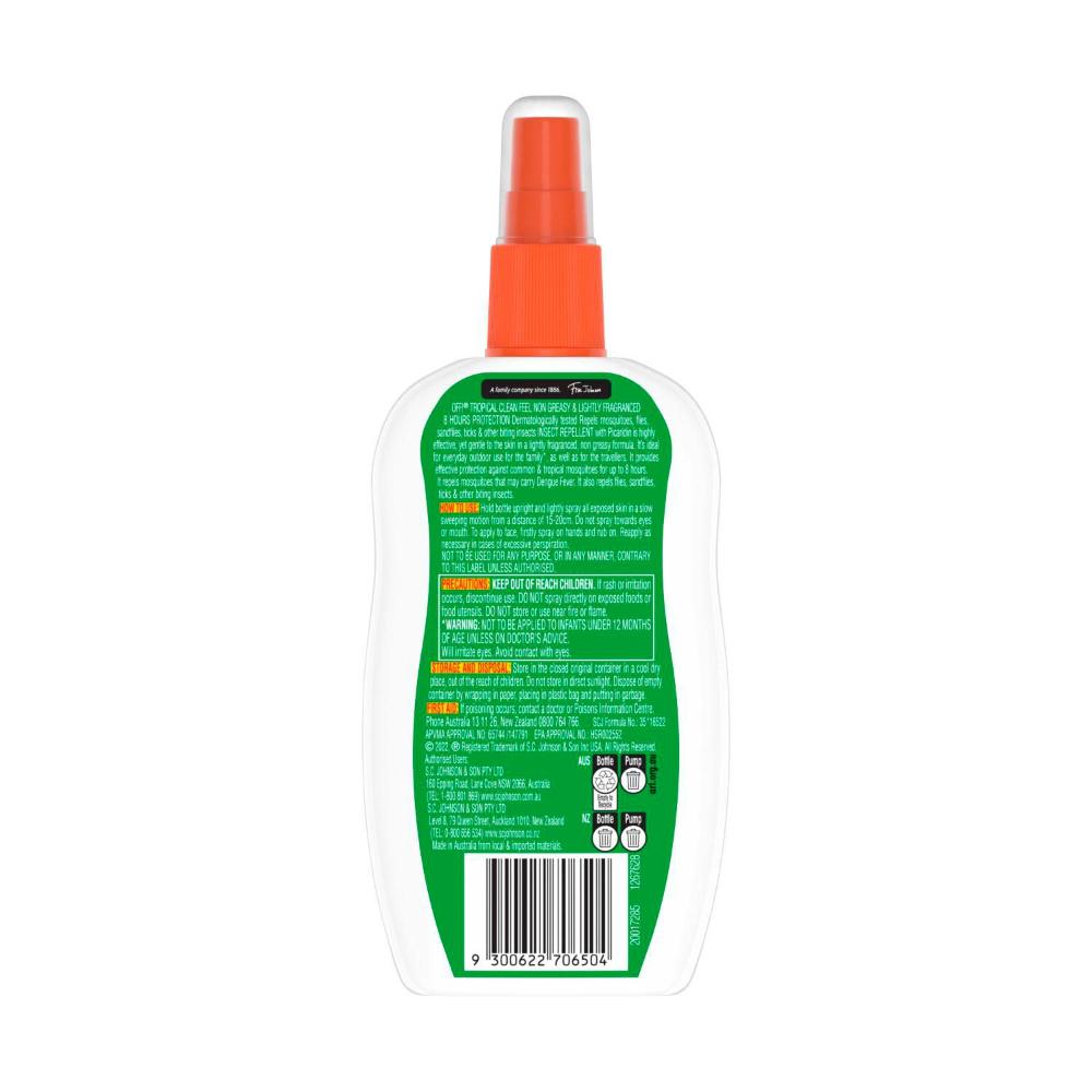 OFF! Tropical Strength Insect Repellent Spray - 175mL