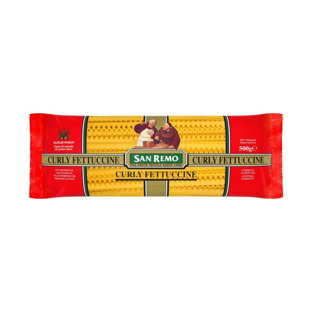 San Remo Curly Fettuccine Pasta No 80 - 500g