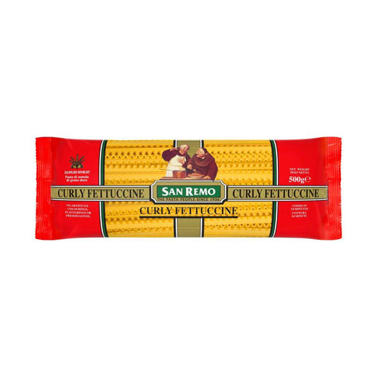 San Remo Curly Fettuccine Pasta No 80 - 500g