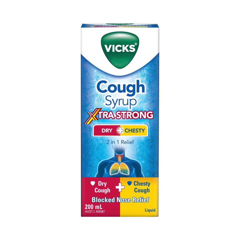 Vicks Xtra Strong Syrup - 200mL