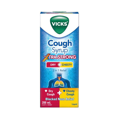 Vicks Xtra Strong Syrup - 200mL