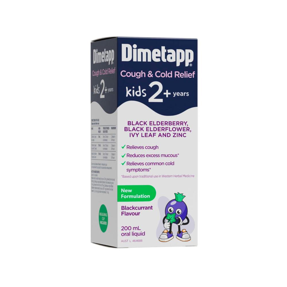Dimetapp Cough Cold & Flu Elderberry & Ivy Leaf - 200mL