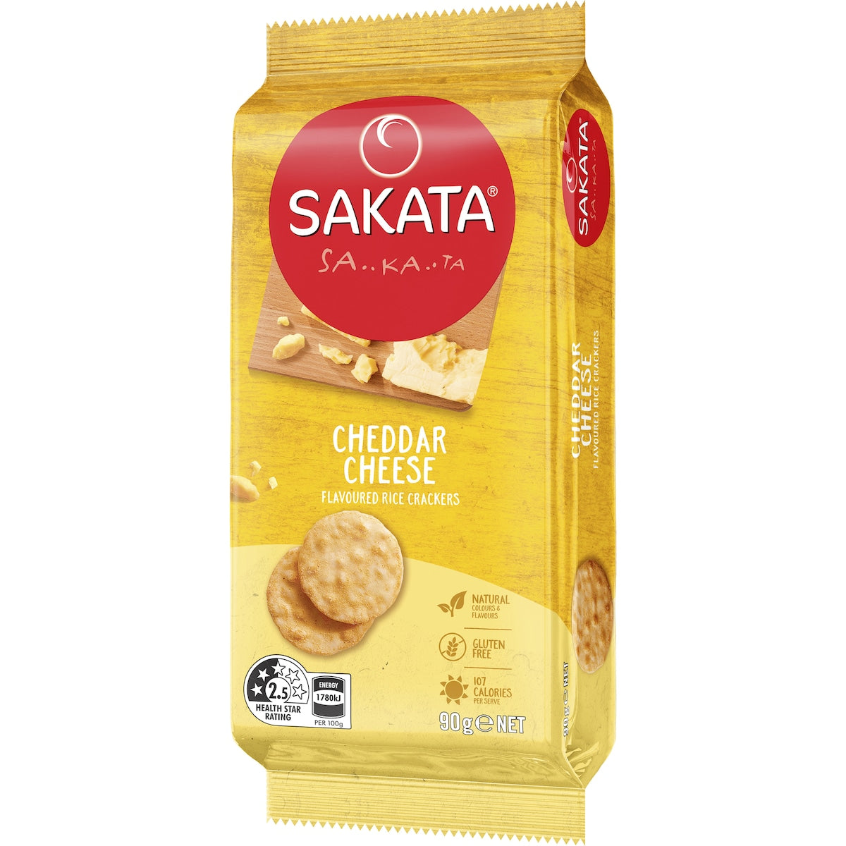 Sakata Rice Cracker Biscuits Cheese 90g