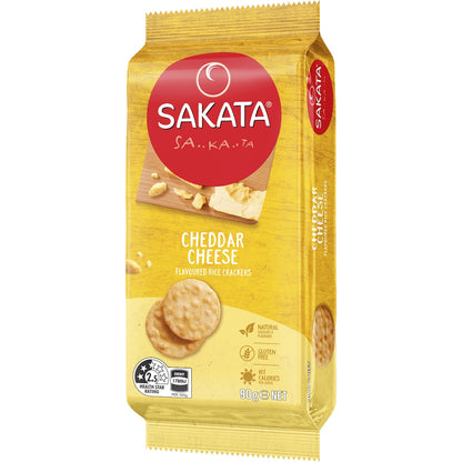 Sakata Rice Cracker Biscuits Cheese 90g