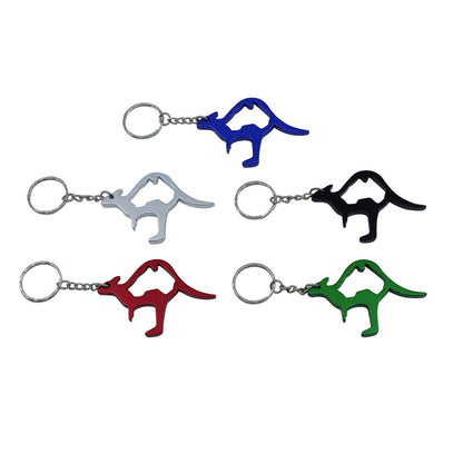 Key Essentials Kangaroo Bottle Opener Key Ring - Assorted Colours