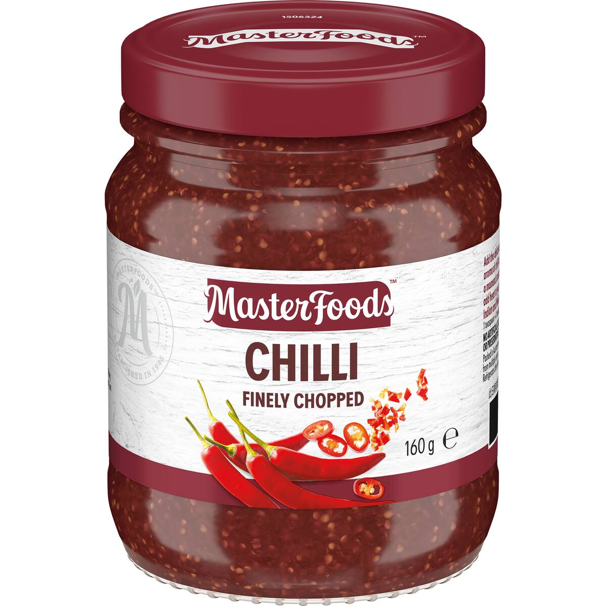 Masterfoods Finely Chopped Chilli 160g