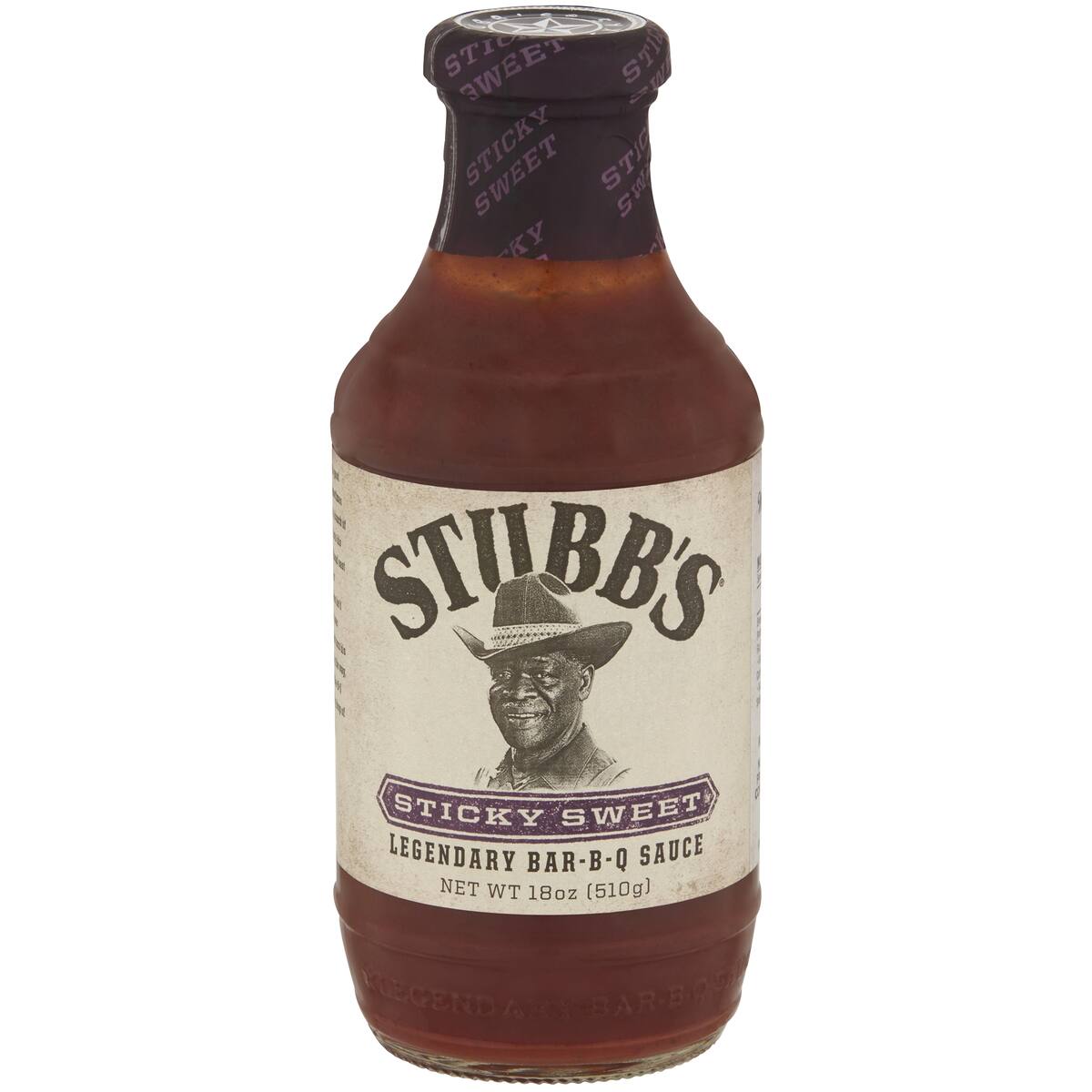 Stubb's Sticky Sweet Bbq Sauce 510g