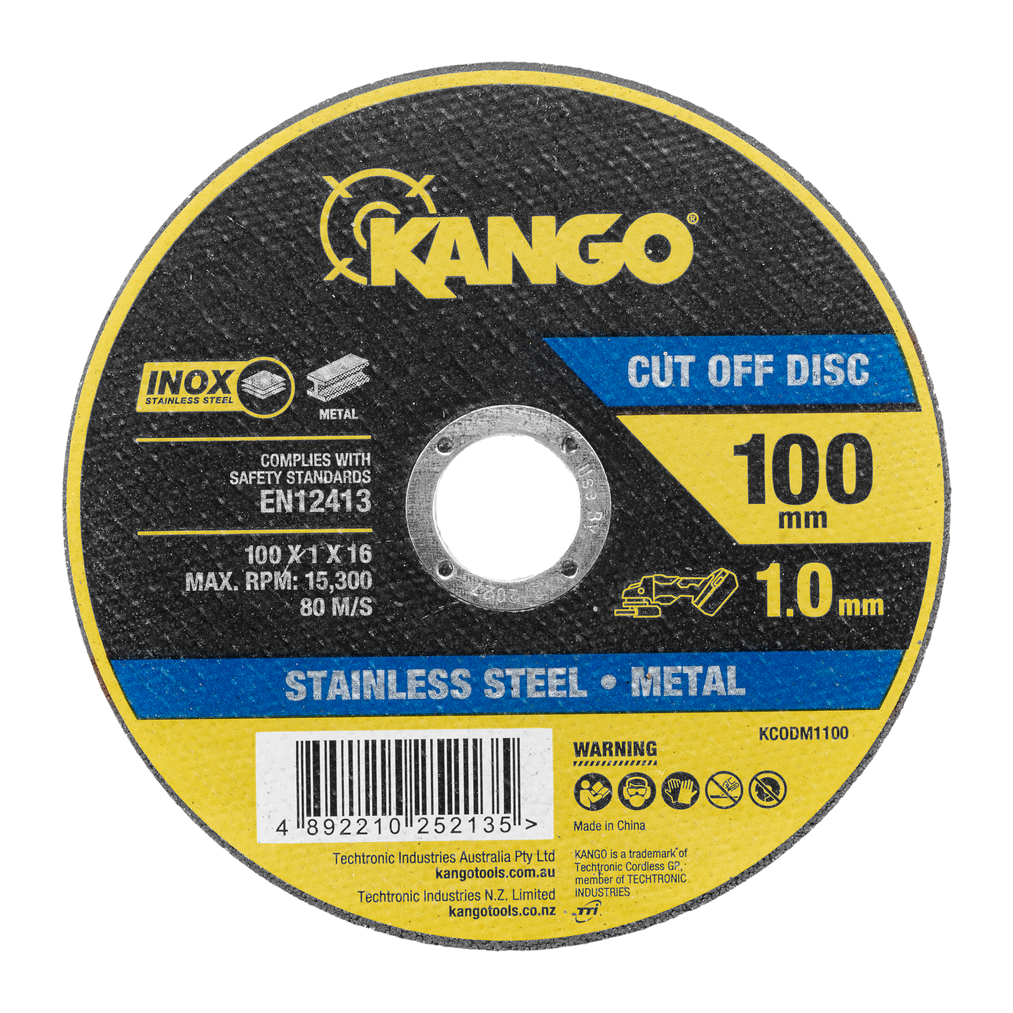 Kango Metal Cut Off Discs - 100mm - 12 Pack