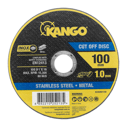 Kango Metal Cut Off Discs - 100mm - 12 Pack